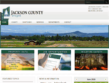 Tablet Screenshot of jacksoncountyor.org